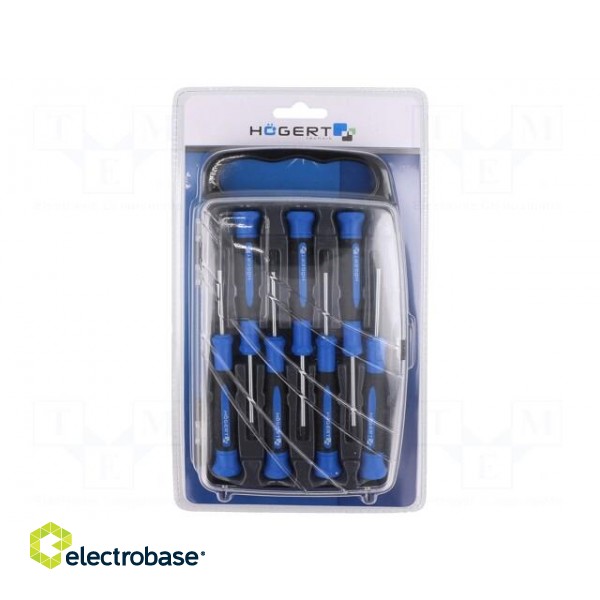 Kit: screwdrivers | precision | Phillips,slot,Torx® | 7pcs.