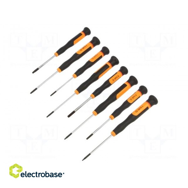 Kit: screwdrivers | precision | Torx® | 8pcs. image 1
