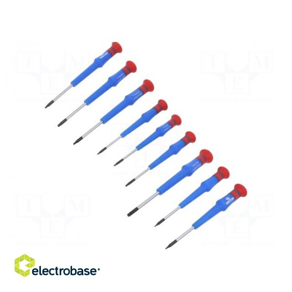 Kit: screwdrivers | precision | Torx® | 9pcs.