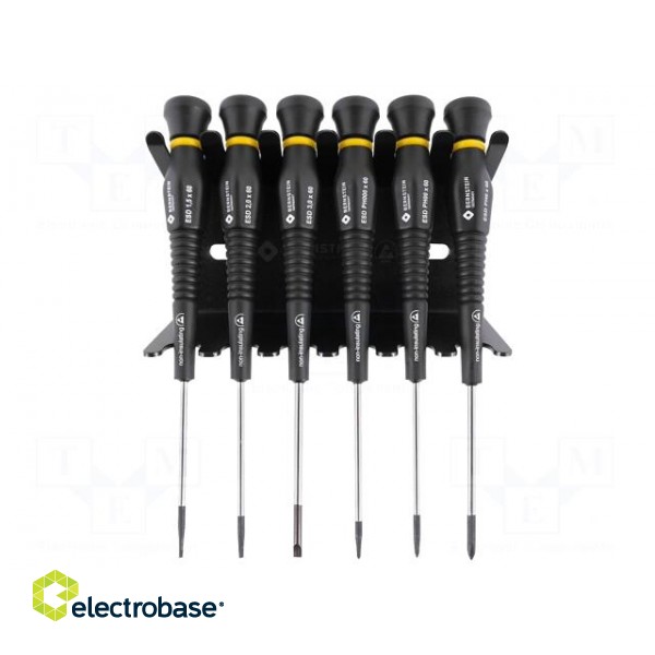 Kit: screwdrivers | precision | Kit: stand | ESD | 6pcs. image 2