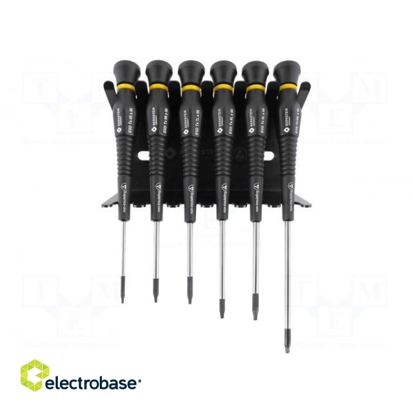 Kit: screwdrivers | Torx® | ESD | 6pcs. фото 2