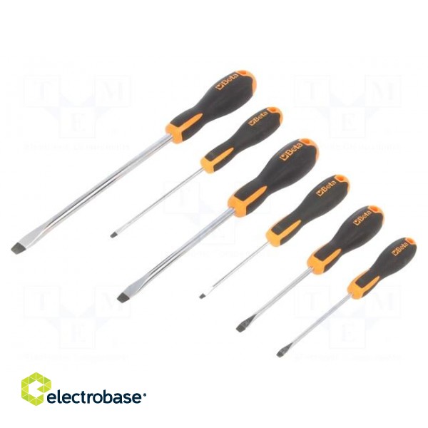 Kit: screwdrivers | slot | EVOX | 6pcs.