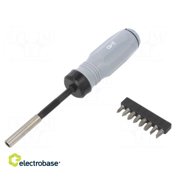 Kit: screwdrivers | with ratchet | Phillips,Pozidriv®,slot