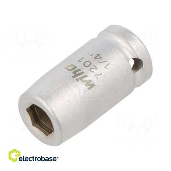 Holders for screwdriver bits | Socket: 1/4" | Overall len: 25mm