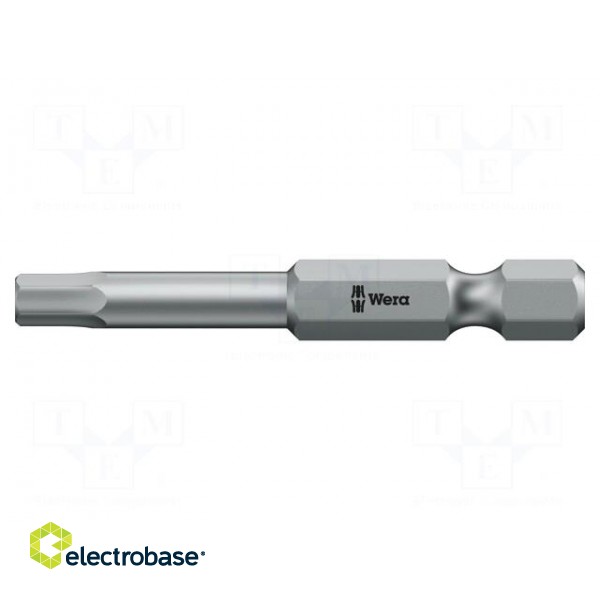 Screwdriver bit | Hex Plus key | HEX 7/64" | Overall len: 89mm