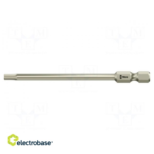 Screwdriver bit | Hex Plus key | HEX 3/32" | Overall len: 89mm