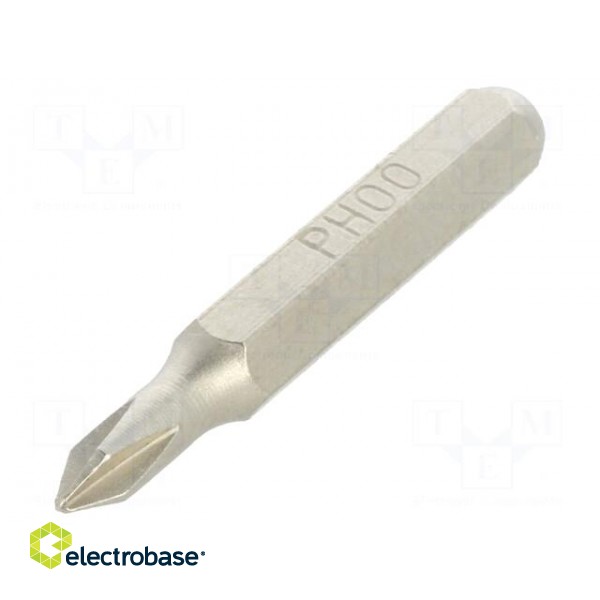 Screwdriver bit | Phillips | PH00 | Overall len: 27mm