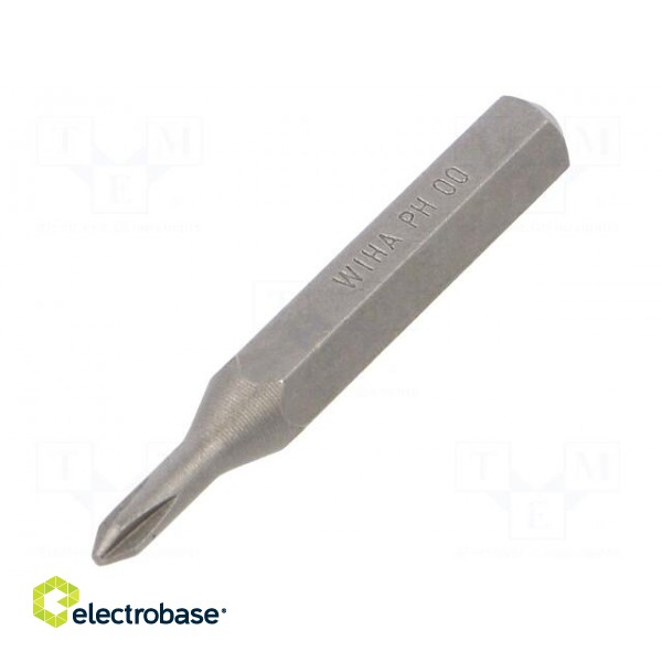 Screwdriver bit | Phillips | PH00 | Overall len: 28mm | Series: MICRO