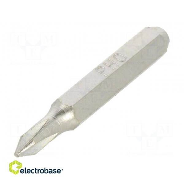 Screwdriver bit | Phillips | PH0 | Overall len: 27mm | Kind: precision