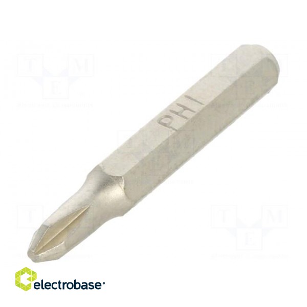 Screwdriver bit | Phillips | PH1 | Overall len: 27mm | Kind: precision