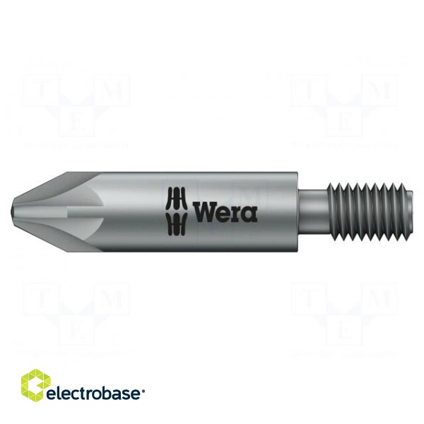 Screwdriver bit | Pozidriv® | PZ2 | Overall len: 44.5mm | Mounting: M5