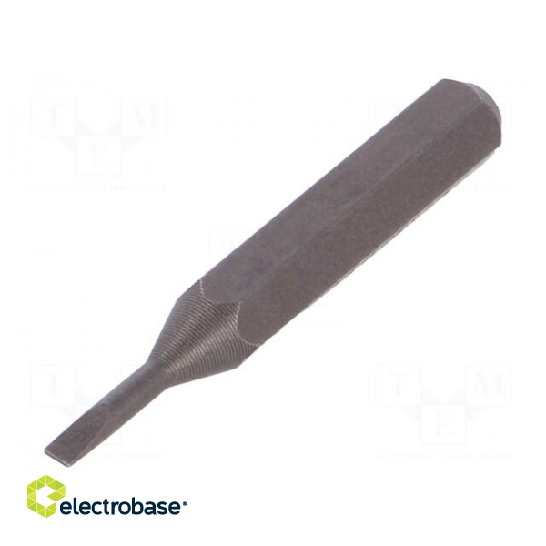 Screwdriver bit | slot | 1,5x0,25mm | Overall len: 28mm