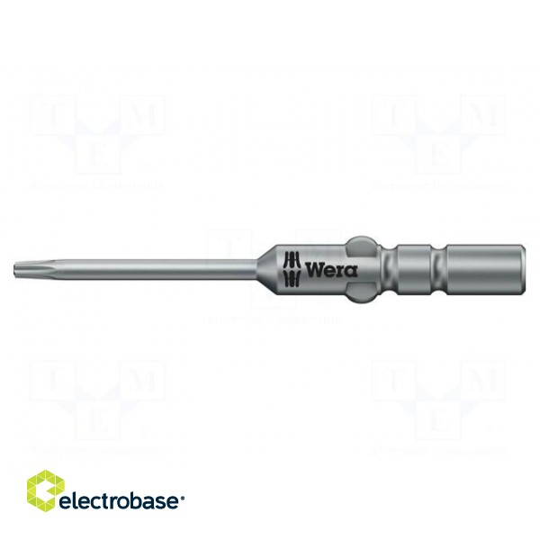 Screwdriver bit | Torx® | TX03 | Overall len: 40mm | Ø: 1.7mm