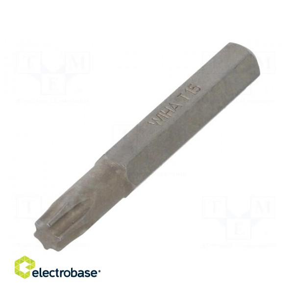 Screwdriver bit | Torx® | TX15 | Overall len: 28mm | Series: MICRO