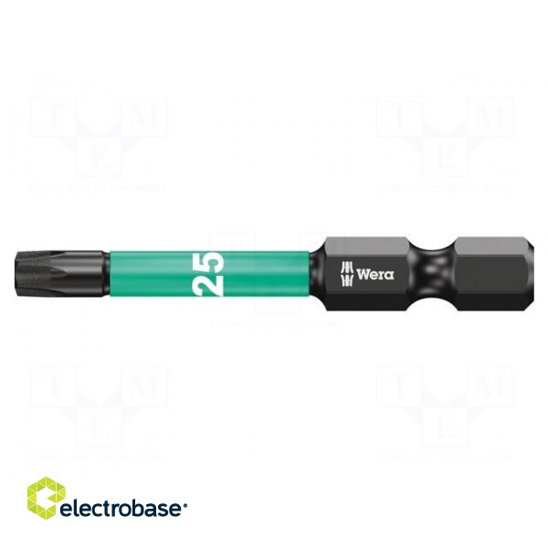 Screwdriver bit | Torx® | TX25 | Overall len: 50mm | Plating: diamond