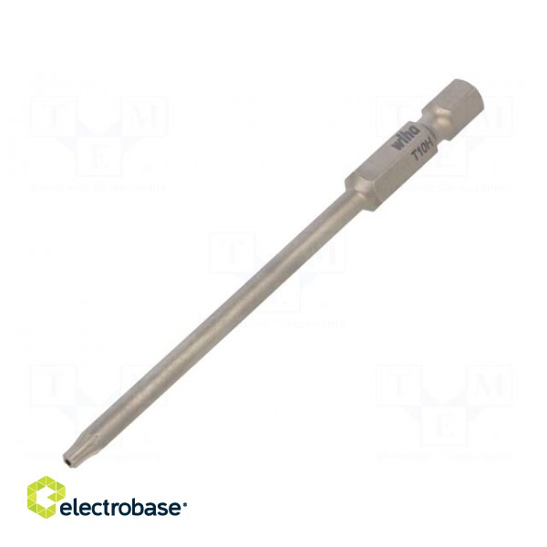 Screwdriver bit | Torx® with protection | T10H | Overall len: 90mm image 1