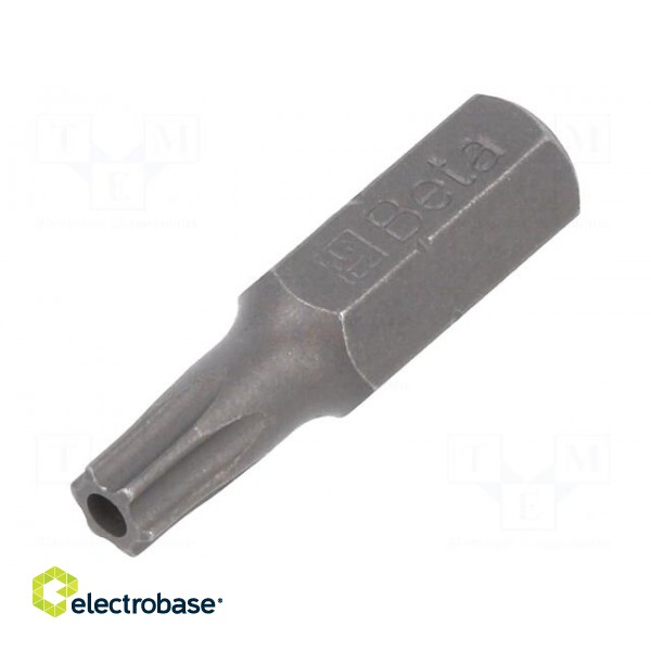 Screwdriver bit | Torx® with protection | T25H | Overall len: 25mm