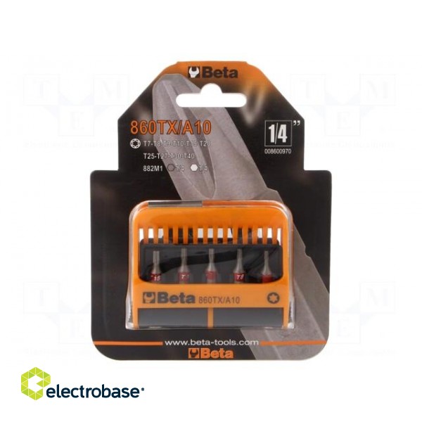 Kit: screwdriver bits | Torx® | Kit: universal magnetic holder фото 1