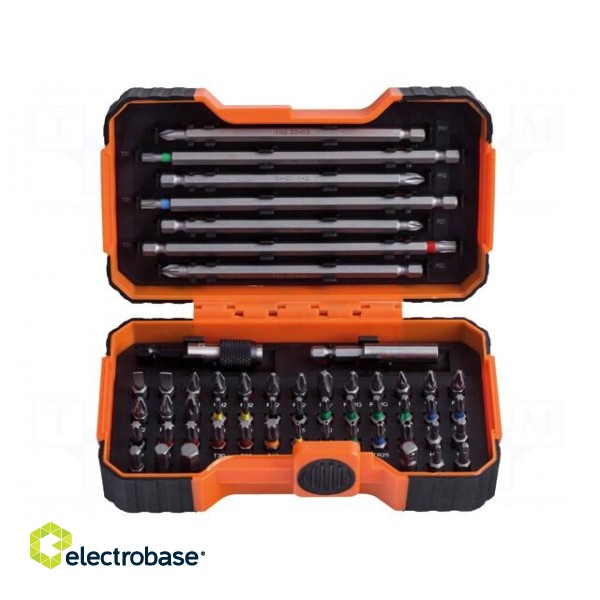 Kit: screwdriver bits | Pcs: 54 | Package: bag