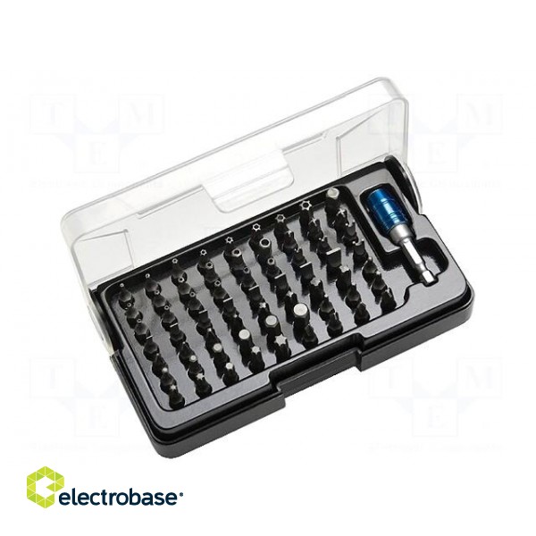 Kit: screwdriver bits | 25mm | Mounting: 1/4" (C6,3mm) | plastic box