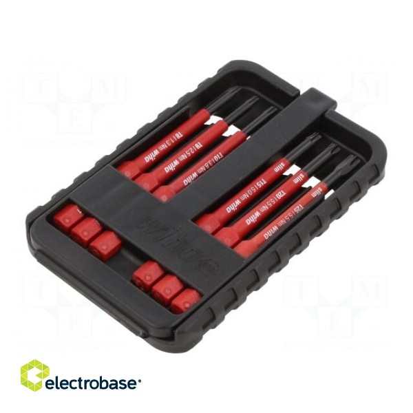 Kit: screwdriver bits | insulated | 1kVAC | Torx® | 75mm | max.5.5Nm фото 2