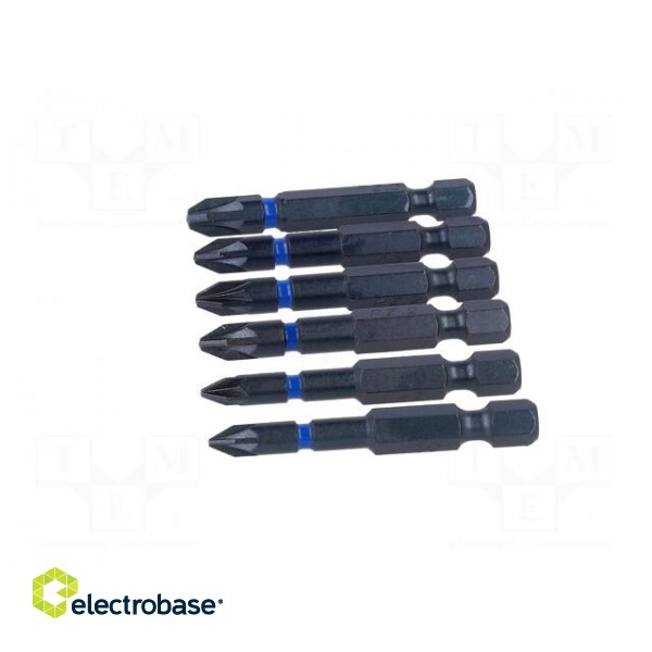 Kit: screwdriver bits | Pozidriv® | 50mm | Size: PZ1,PZ2,PZ3 | blister image 4