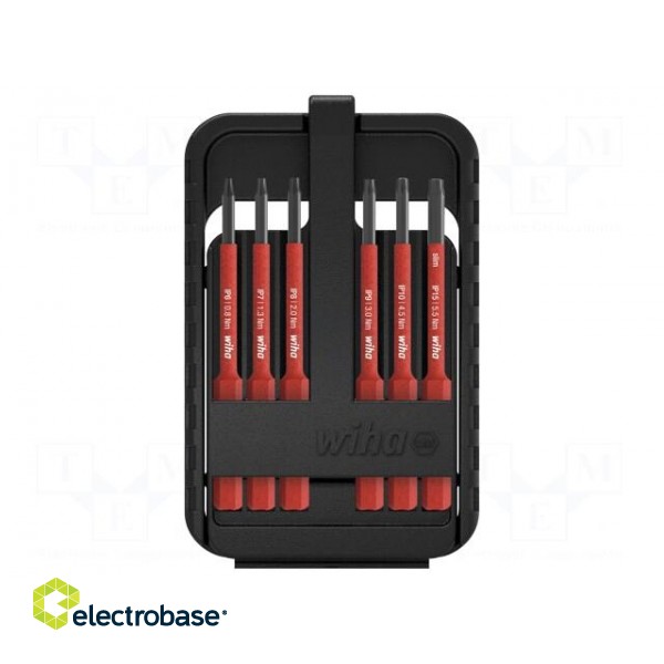 Kit: screwdriver bits | 1kVAC | Torx® PLUS | 75mm | max.5.5Nm | 6pcs.