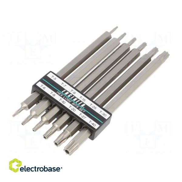 Kit: screwdriver bits | Torx®,Torx® with protection | 110mm image 2