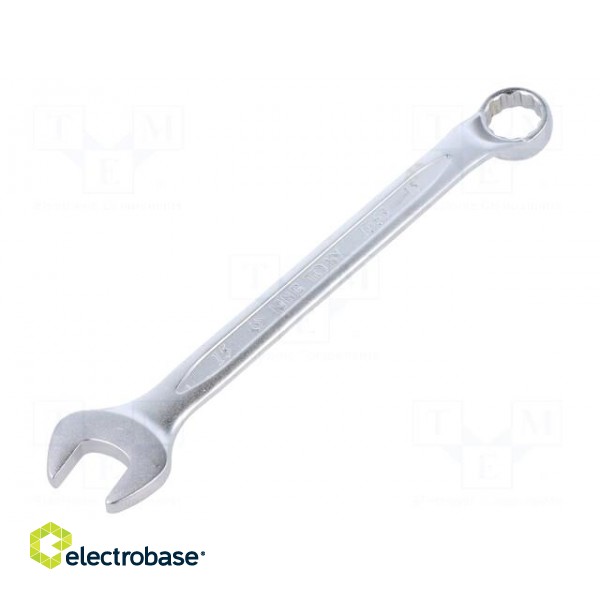 Wrench | bent,combination spanner | 15mm | Chrom-vanadium steel