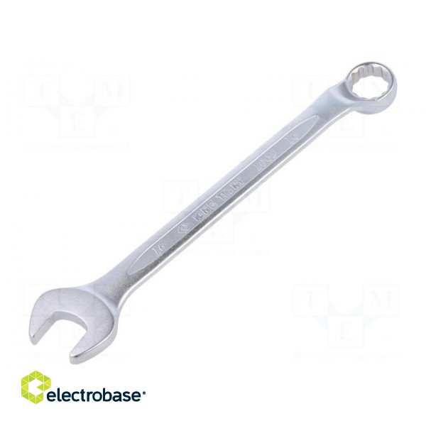 Wrench | bent,combination spanner | 16mm | Chrom-vanadium steel