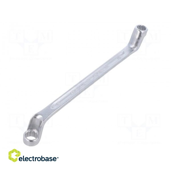 Wrench | box | 10mm,11mm | chromium plated steel | L: 200mm | offset