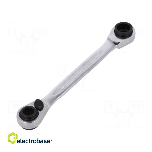 Key | box,with ratchet | 10mm,11mm,8mm,9mm | Overall len: 151mm image 1