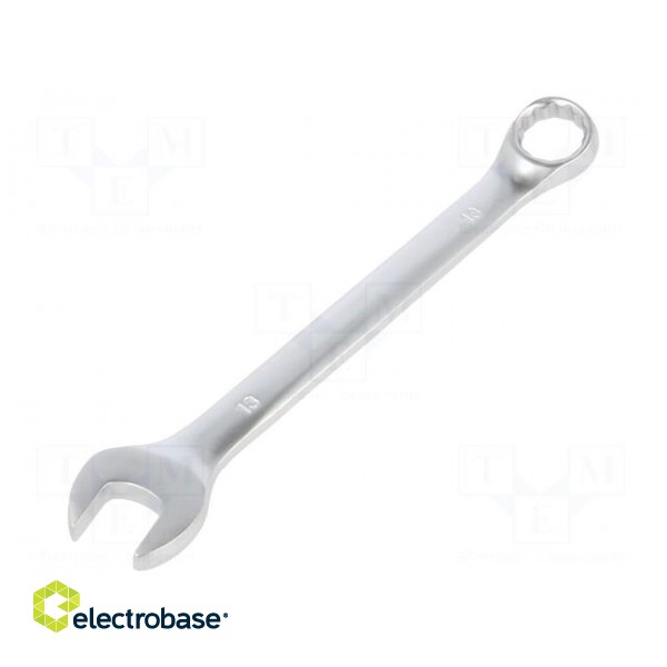 Wrench | combination spanner | 13mm | Chrom-vanadium steel | satin