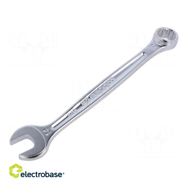 Wrench | combination spanner | 14mm | L: 180mm | satin