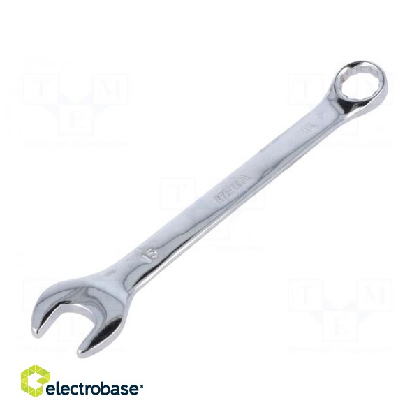 Wrench | combination spanner | 15mm | Chrom-vanadium steel