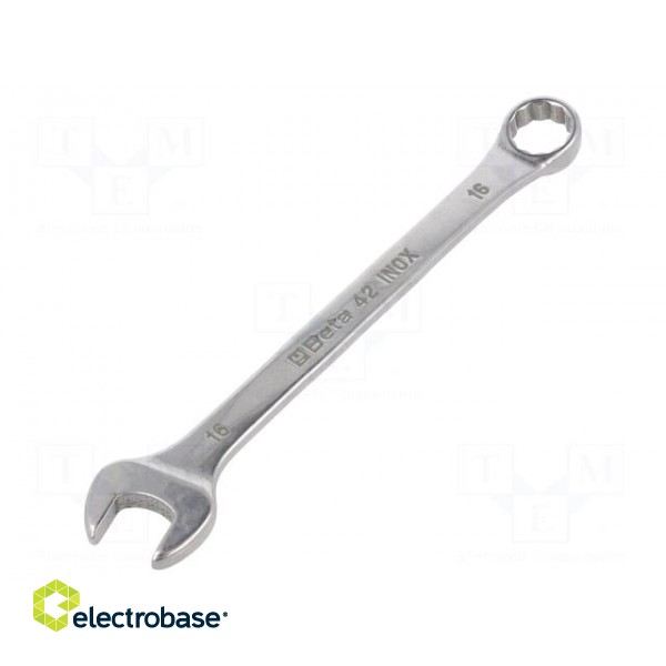 Wrench | combination spanner | 16mm | stainless steel