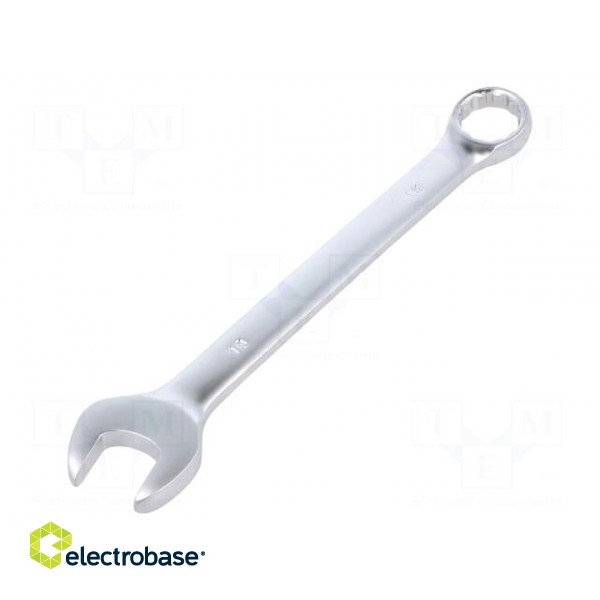 Wrench | combination spanner | 18mm | Chrom-vanadium steel | satin