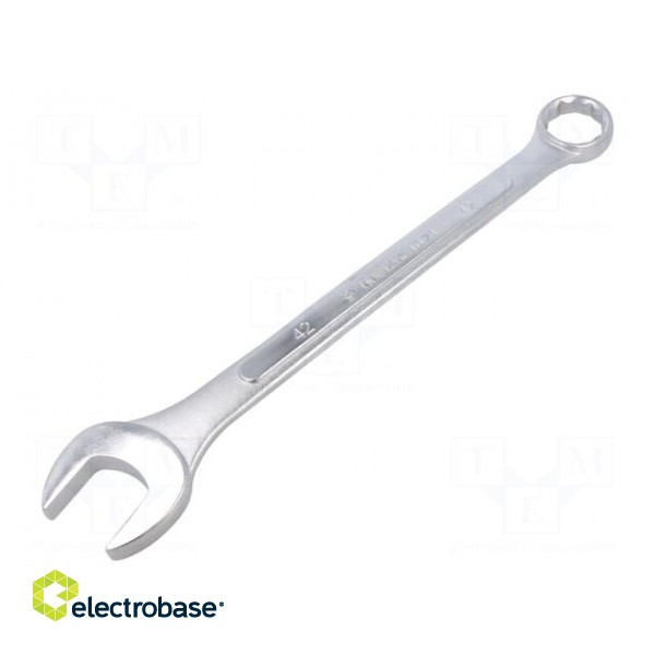 Wrench | combination spanner | 42mm | Chrom-vanadium steel | L: 495mm