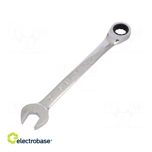 Wrench | combination spanner,with ratchet | 18mm | nickel plated