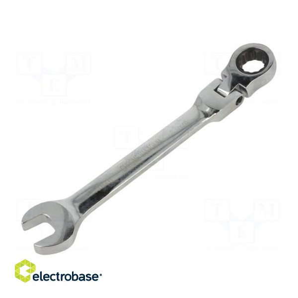 Wrench | combination spanner,with ratchet,with joint | 13mm