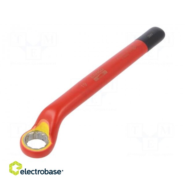 Wrench | insulated,single sided,box | 19mm | 1kV | tool steel