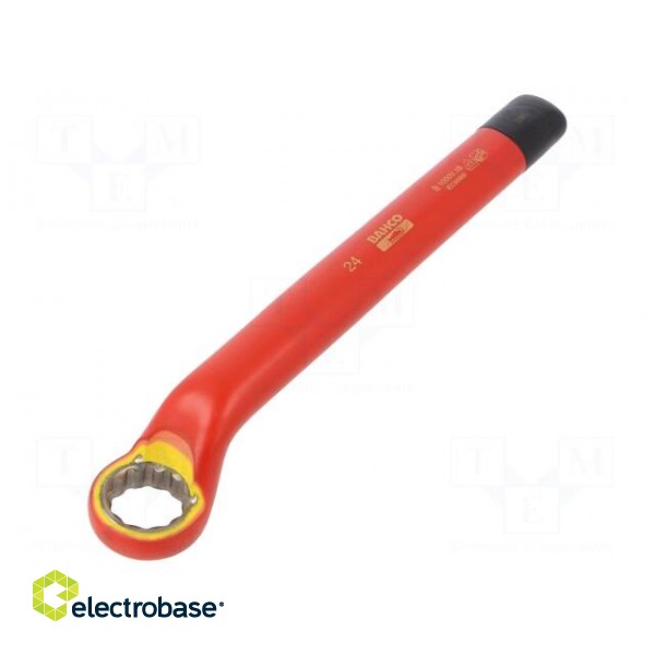 Wrench | insulated,single sided,box | 24mm | 1kV | tool steel