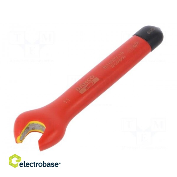 Key | insulated,spanner | 11mm | IEC 60900,VDE | tool steel | 116mm
