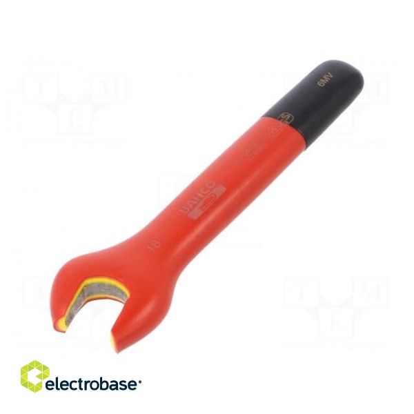 Key | insulated,spanner | 18mm | IEC 60900,VDE | tool steel | 170mm