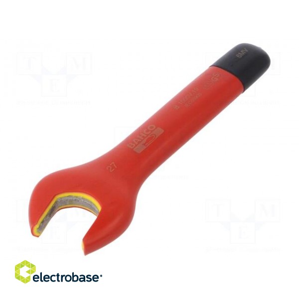 Key | insulated,spanner | 27mm | IEC 60900,VDE | tool steel | 225mm