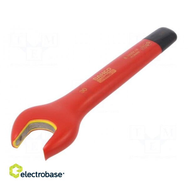 Key | insulated,spanner | 30mm | IEC 60900,VDE | tool steel | 240mm