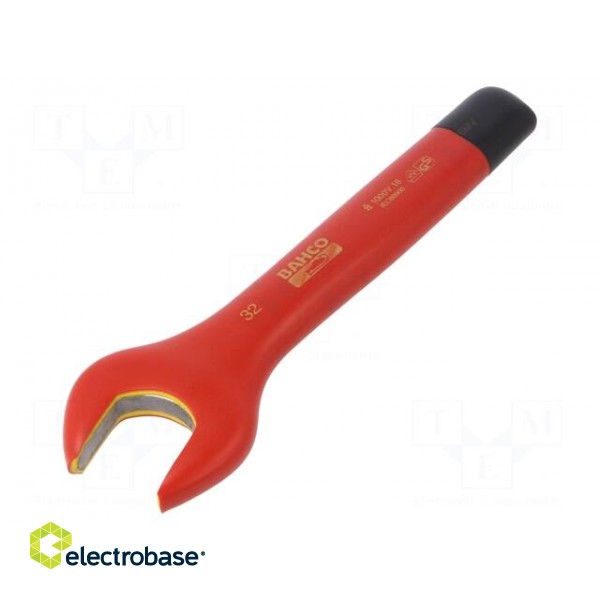 Key | insulated,spanner | 32mm | IEC 60900,VDE | tool steel | 250mm