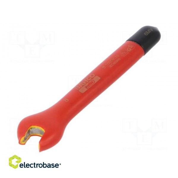 Key | insulated,spanner | 8mm | IEC 60900,VDE | tool steel | 92mm | 1kV