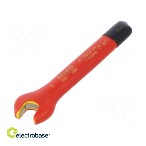 Key | insulated,spanner | 9mm | IEC 60900,VDE | tool steel | 98mm | 1kV