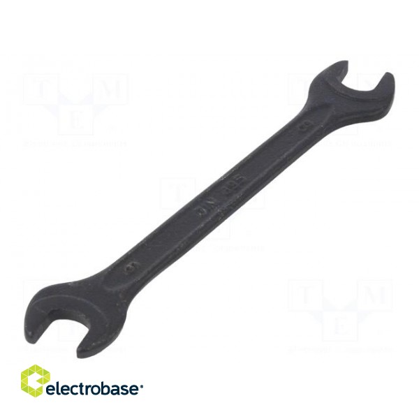 Wrench | spanner | 8mm,9mm | Overall len: 109mm | blackened keys